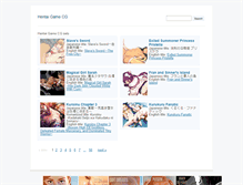 Tablet Screenshot of hentaigamecg.com